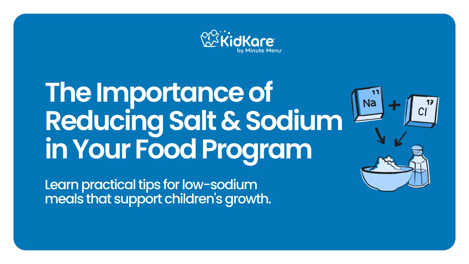 Reducing Salt & Sodium in Your Food Program